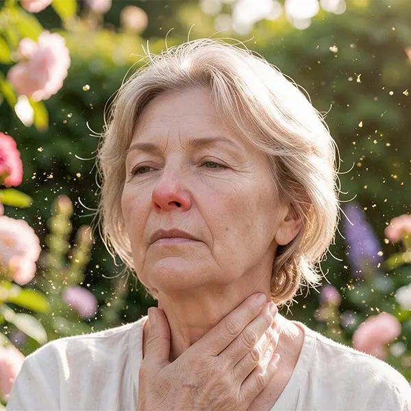irritatie keel zomer